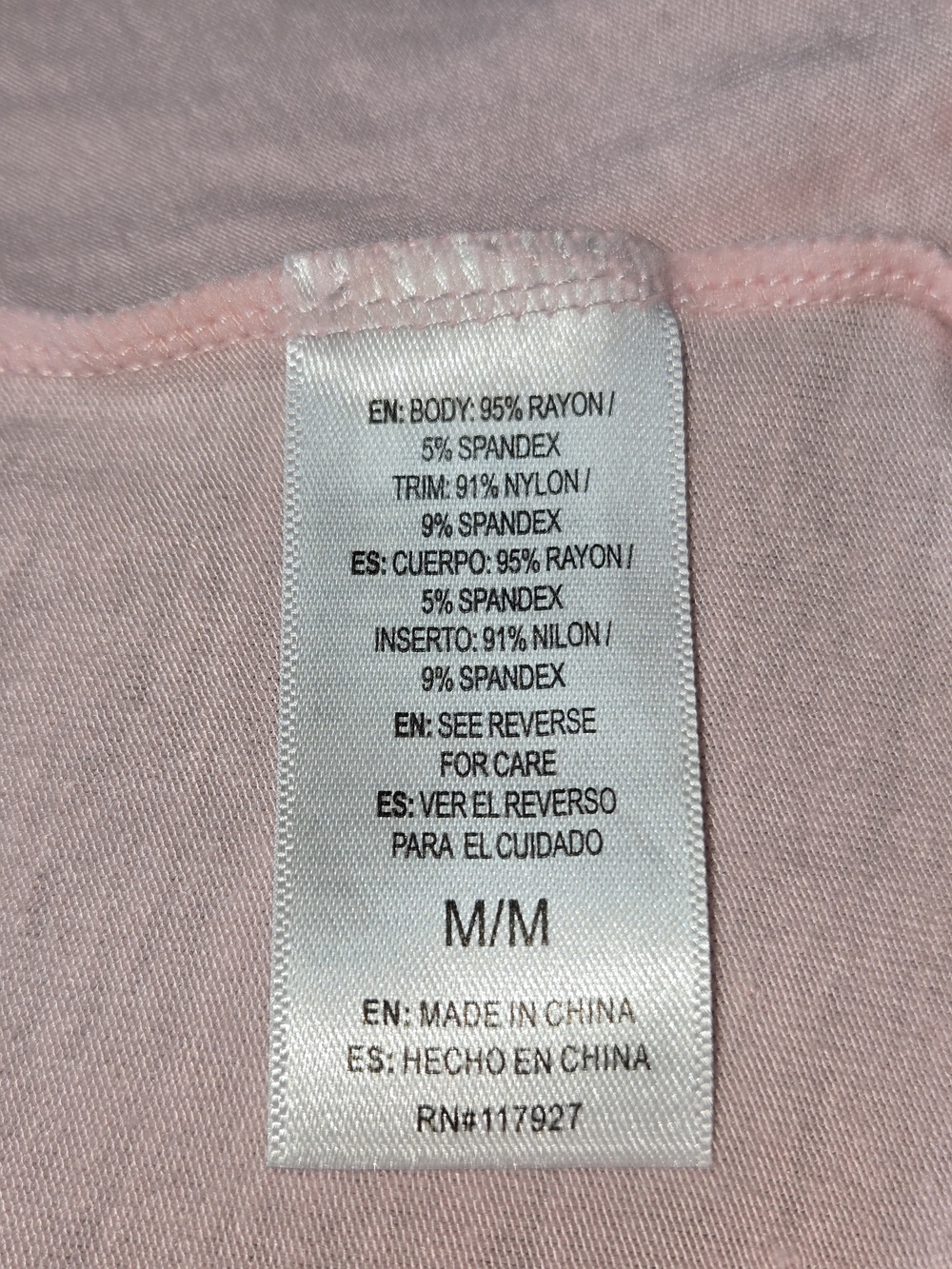 GAIAM Light Pink Layered-Hem Long Sleeve Tunic - Picture 7 of 8